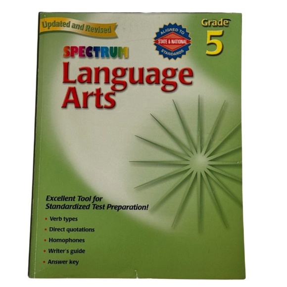 Set of 5 Spectrum Teaching Resources-5th grade- Math, ELA, Geography, Test Prep - Picture 8 of 11